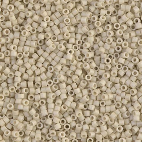 BeadsBalzar Beads & Crafts (DB-0388) DELICA 11-0 MATTED OPQ BONE LUSTER (5 GMS)