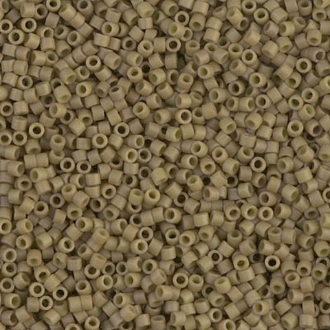 BeadsBalzar Beads & Crafts (DB-0390) DELICA 11-0 MATTED OPQ GREEN TEAL LUSTER (5 GMS)