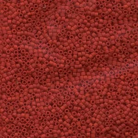 BeadsBalzar Beads & Crafts (DB-0753) DELICA 11-0 OPAQUE DARK RED MATTED
