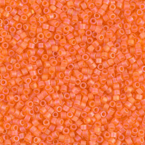 BeadsBalzar Beads & Crafts (DB-0855) Delica 11-0 Matted Trans Orange