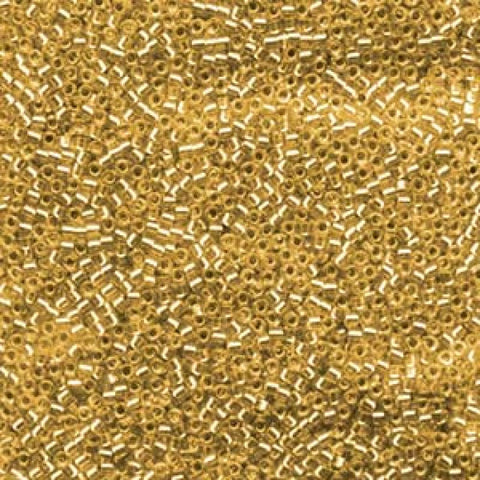 BeadsBalzar Beads & Crafts (DB-1201) MIYUKI DELICA 11-0 SILVER LINED MARIGOLD (5 GMS)