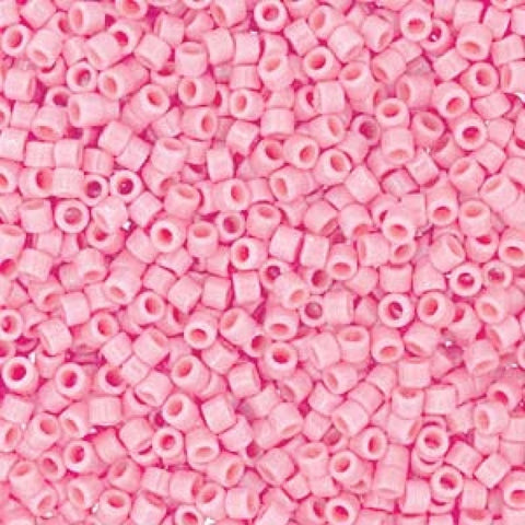 BeadsBalzar Beads & Crafts (DB-2113) MIYUKI DELICA 11-0 DURACOAT OPQ LYCHEE ( 5 GMS)