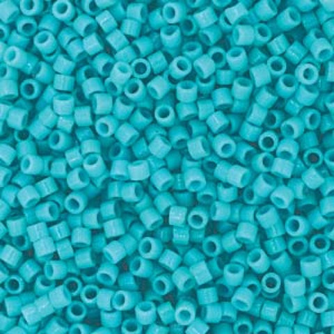 BeadsBalzar Beads & Crafts (DB-2130) DELICA 11/0 DURACOAT OPQ UNDERWATER BLUE (5 GMS)