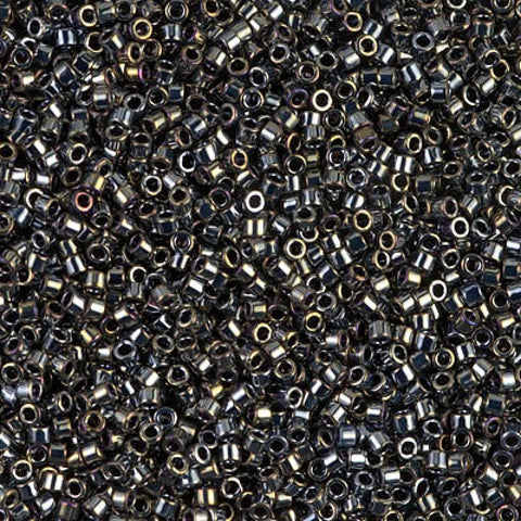 BeadsBalzar Beads & Crafts (DB0026-50G) MIYUKI DELICA 11/0 METALLIC BLACK LUSTER (50 GMS)