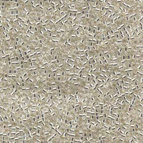 BeadsBalzar Beads & Crafts (DB0041-50G) MIYUKI DELICA 11/0 SILVER LINED CRYSTAL (50 GMS)