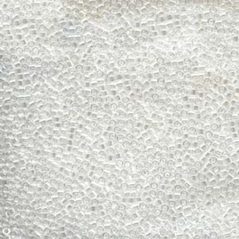 BeadsBalzar Beads & Crafts (DB0050-50G) MIYUKI DELICA 11/0 CRYSTAL LUSTER (50 GMS)