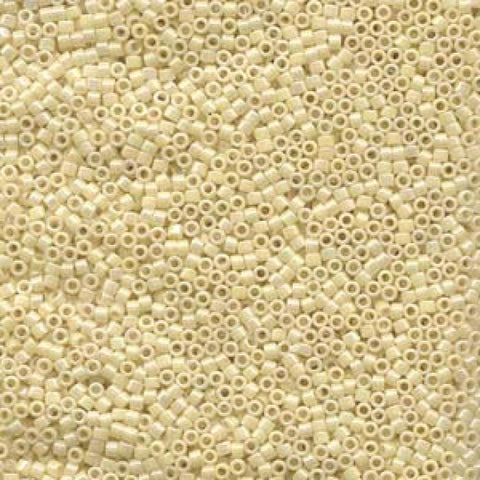 BeadsBalzar Beads & Crafts (DB0157-50G) MIYUKI DELICA 11/0 OPAQUE CREAM AB (50 GMS)