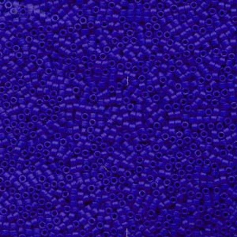 BeadsBalzar Beads & Crafts (DB0756) MIYUKI DELICA 11/0 OPAQUE ROYAL BLUE MATTED (5 GMS)