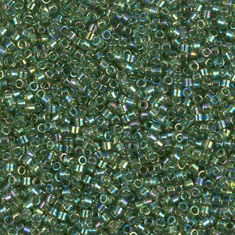 BeadsBalzar Beads & Crafts (DB1247) MIYUKI DELICA 11/0 TRANSPARENT OLIVE AB (5 GMS)