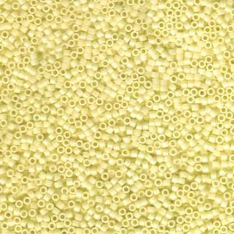 BeadsBalzar Beads & Crafts (DB1491-50G) MIYUKI DELICA 11-0 OPAQUE PALE YELLOW (50 GMS)