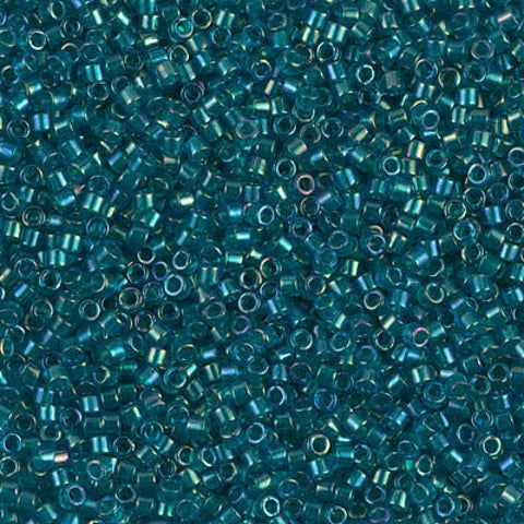 BeadsBalzar Beads & Crafts (DB1764) MIYUKI DELICA 11/0 EMERALD LINED AQUA AB (5 GMS)