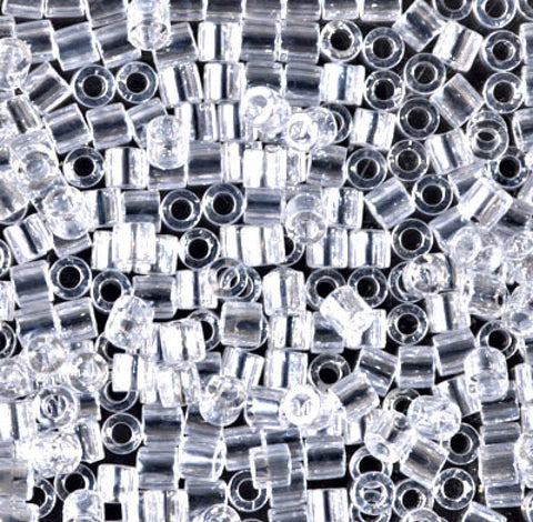 BeadsBalzar Beads & Crafts (DBL-0050) MIYUKI DELICA 8-0 CRYSTAL LUSTER