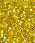 BeadsBalzar Beads & Crafts (DBL-0145) DELICA 8-0 SILVER LINED YELLOW (5 GMS)
