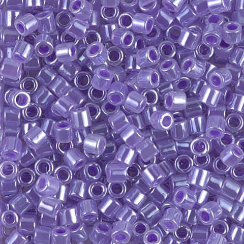 BeadsBalzar Beads & Crafts (DBL-0249) DELICA 8-0 LINED CRYSTAL PURPLE