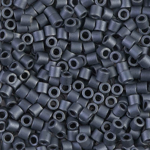 BeadsBalzar Beads & Crafts (DBL-0301) MIYUKI DELICA 8-0 BLUE GREY MATTED (5 GMS)