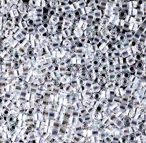 BeadsBalzar Beads & Crafts (DBM-0051) MIYUKI DELICA 10/0 CRYSTAL AB (5 GMS)