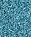 BeadsBalzar Beads & Crafts (DBM-0217) MIYUKI DELICA 10/0 OPAQUE LT. AQUA LUSTER (5 GMS)