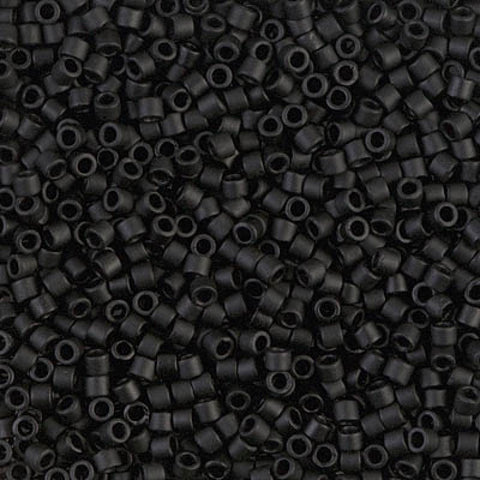 BeadsBalzar Beads & Crafts (DBM-0310) MIYUKI DELICA 10-0 BLACK MATTED (5 GMS)
