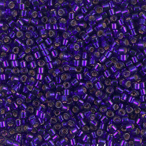 BeadsBalzar Beads & Crafts (DBM-0610) MIYUKI DELICA 10-0 SILVER LINED VIOLET DYED (5 GMS)