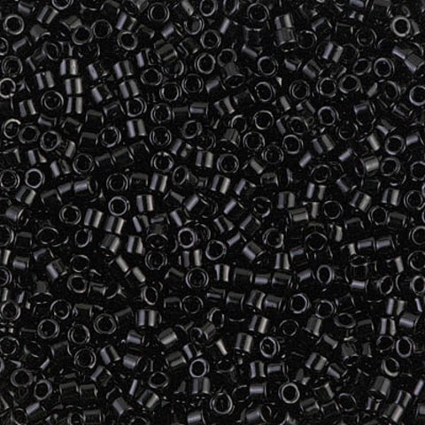 BeadsBalzar Beads & Crafts (DBM0010-50G) MIYUKI DELICA 10/0 BLACK (50 GMS)