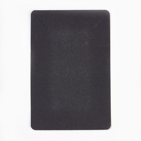 BeadsBalzar Beads & Crafts (DC6255C) BLACK (DC6255X) Display Cards, Used For Necklace and Earring (10 PCS)