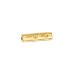 BeadsBalzar Beads & Crafts GD.PL. (GQM8057-G-15PC) (GQM8057-X-15PC) Alloy Bead 15x4mm tube ''Μάρτης'' Φ2mm (15 PCS)