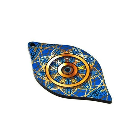 BeadsBalzar Beads & Crafts (GEP6878A) Plexi Acrylic Pendant Eye 45x80mm