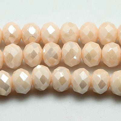 BeadsBalzar Beads & Crafts Glass beads 6x4mm (BE3484)