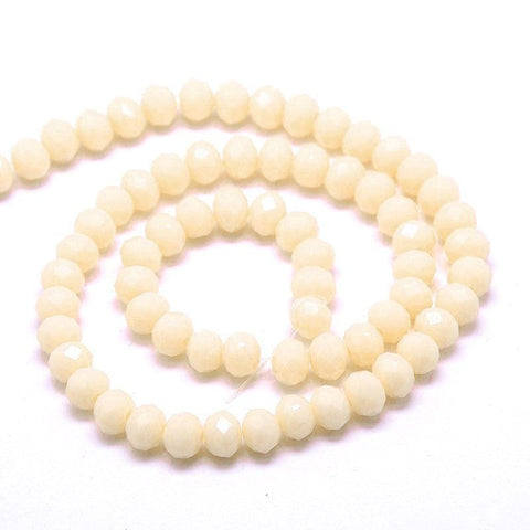 BeadsBalzar Beads & Crafts Glass Beads 6x4mm mm (CB1303A)