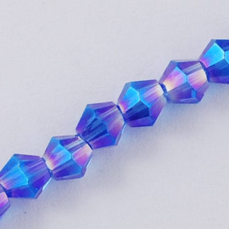 BeadsBalzar Beads & Crafts Glass Bicone beads 4MM (BE69)