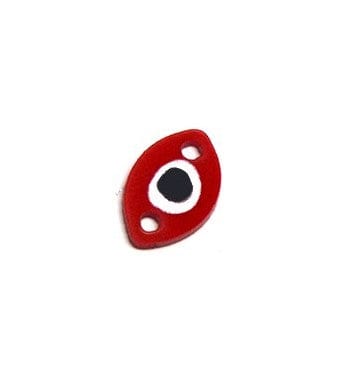 BeadsBalzar Beads & Crafts (GNM7011A) Plexi Acrylic Connector Oval Eye March 13x9mm (4 PCS)
