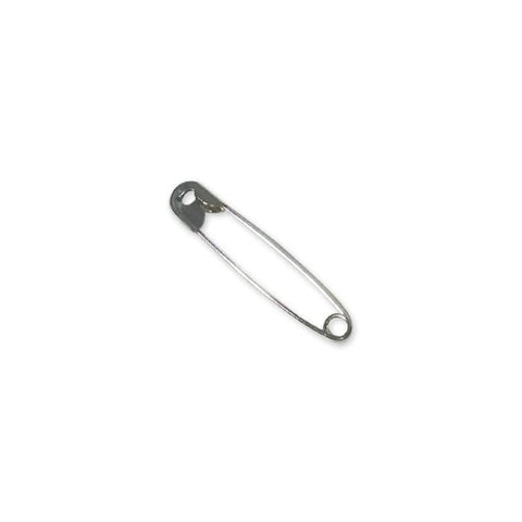 BeadsBalzar Beads & Crafts (GP3230D) RHODIUM/SILVER (GP3230X) Steel Safety Pin 32mm (& COLORS)
