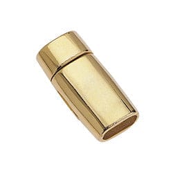 BeadsBalzar Beads & Crafts (GQ6253A) Magnetic clasp 22X11M for 8x4mm Hole 24KT GOLD PLATED (1 SET)