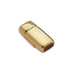 BeadsBalzar Beads & Crafts (GQ6444A) Good Quality Magnetic clasp  Magnetic clasp for 6x3mm Hole: 6 x 3 (24KT GOLD PLATED)