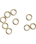 BeadsBalzar Beads & Crafts (GQ6512A) Brass jump ring ext. 5mm-0.7mmm (4 GMS +/- 65 PCS)
