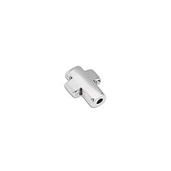 BeadsBalzar Beads & Crafts (GQ6596B) SILVER ANTIQUE (GQ6596X) 9.8 x 7MM Cross bead with vertical hole for 1.5mm (4 PCS)