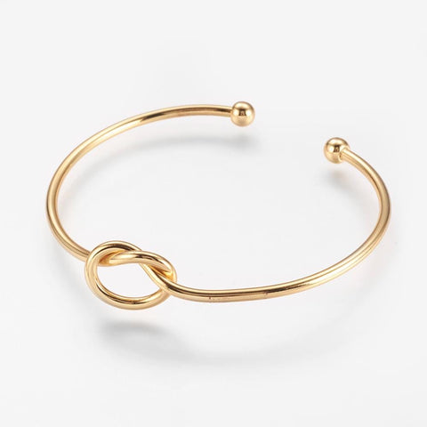 BeadsBalzar Beads & Crafts (GQB8116-02B) Brass Cuff Bangles, Torque Bangles, 54x62mm (1 PC)