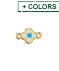BeadsBalzar Beads & Crafts (GQC8516-X) Alloy Cross 11mm with 2 rings (4 PCS)
