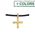BeadsBalzar Beads & Crafts (GQC8708-X) Cross slim pendant 8x13mm Hole 1.5mm (4 PCS)