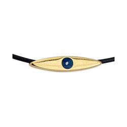 BeadsBalzar Beads & Crafts (GQE7160A) Eye motif slider hole 1.5mm (2 PCS)