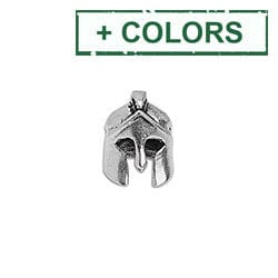 BeadsBalzar Beads & Crafts (GQH7155X) Brass bead Greek helmet 15mm Hole: Ø 1.5  (2 PCS)