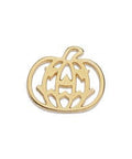BeadsBalzar Beads & Crafts (GQH7536A) Halloween pumpkin 15mm wireframe (2 PCS)