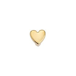 BeadsBalzar Beads & Crafts (GQH7720A) Motif heart 7mm grip-it slider for 5x2.5mm (2 PCS)