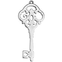BeadsBalzar Beads & Crafts (GQK6951B) Alloy Key 75mm (1 PC)