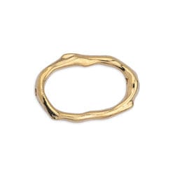 BeadsBalzar Beads & Crafts (GQL7125A) Oval ring component organic with 1 hole Φ1.5mm 21x14mm (2 PCS)