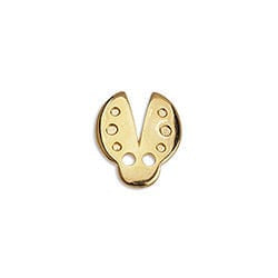 BeadsBalzar Beads & Crafts (GQL7139A) Ladybug button 11x13mm (4 PCS)