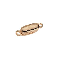 BeadsBalzar Beads & Crafts (GQM7455A) Magnetic clasp rectangular with 2 eyes 16x5mm (1 SET)