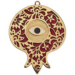 BeadsBalzar Beads & Crafts (GQP6873A) Pomegranate Japanese flowers 100mm with eye (1 PC)