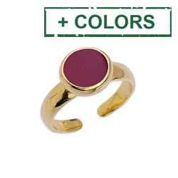 BeadsBalzar Beads & Crafts (GQR7137X) Ring 17mm with setting 8mm (1 PC)