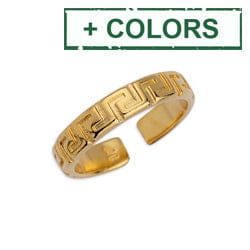 BeadsBalzar Beads & Crafts (GQR7226X) Band ring meanders 17mm (1 PC)